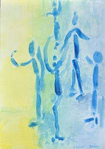 Dancers #8 6.7.2023 25x35 cm